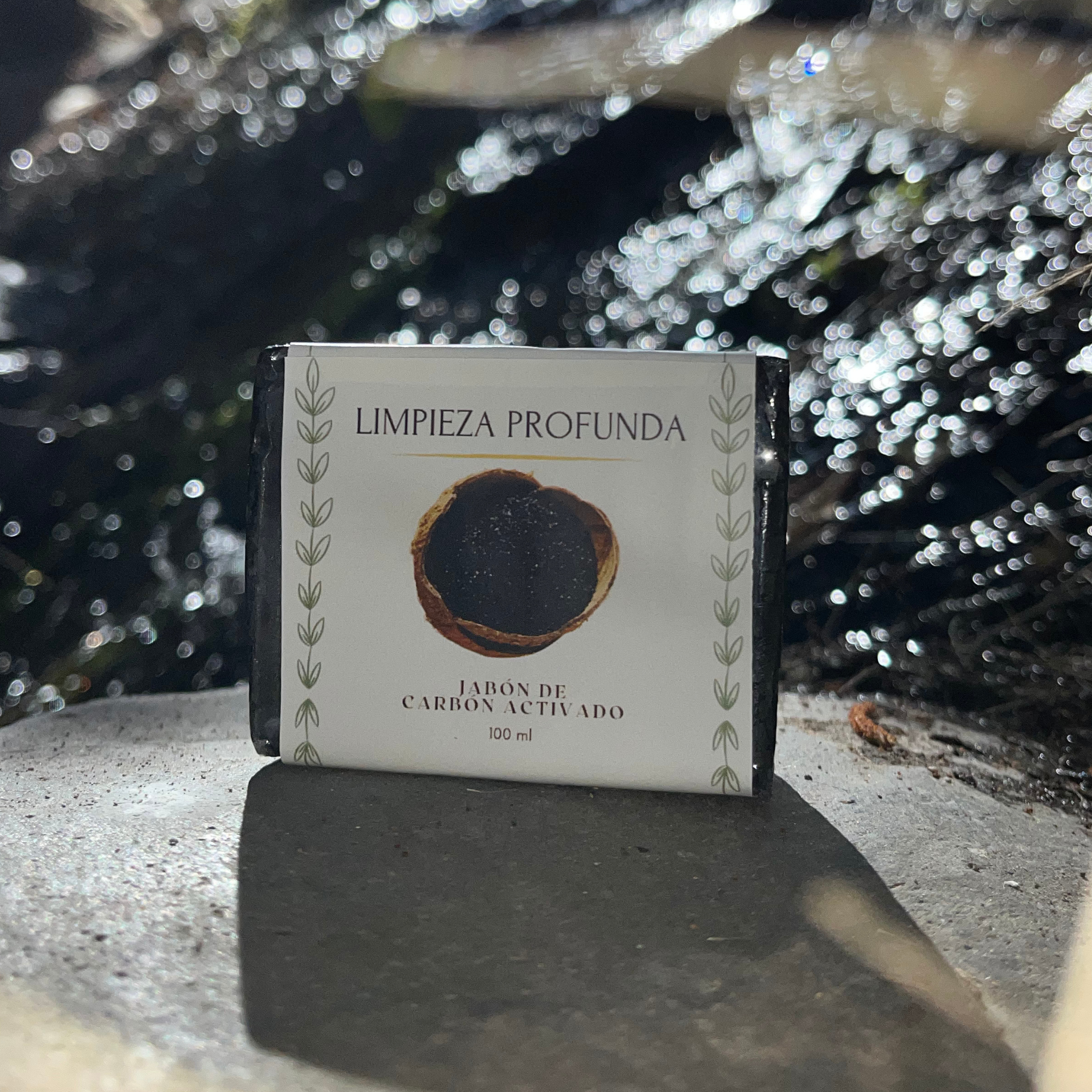 Jabón Natural Limpieza Profunda de Carbón Activado - 100gr