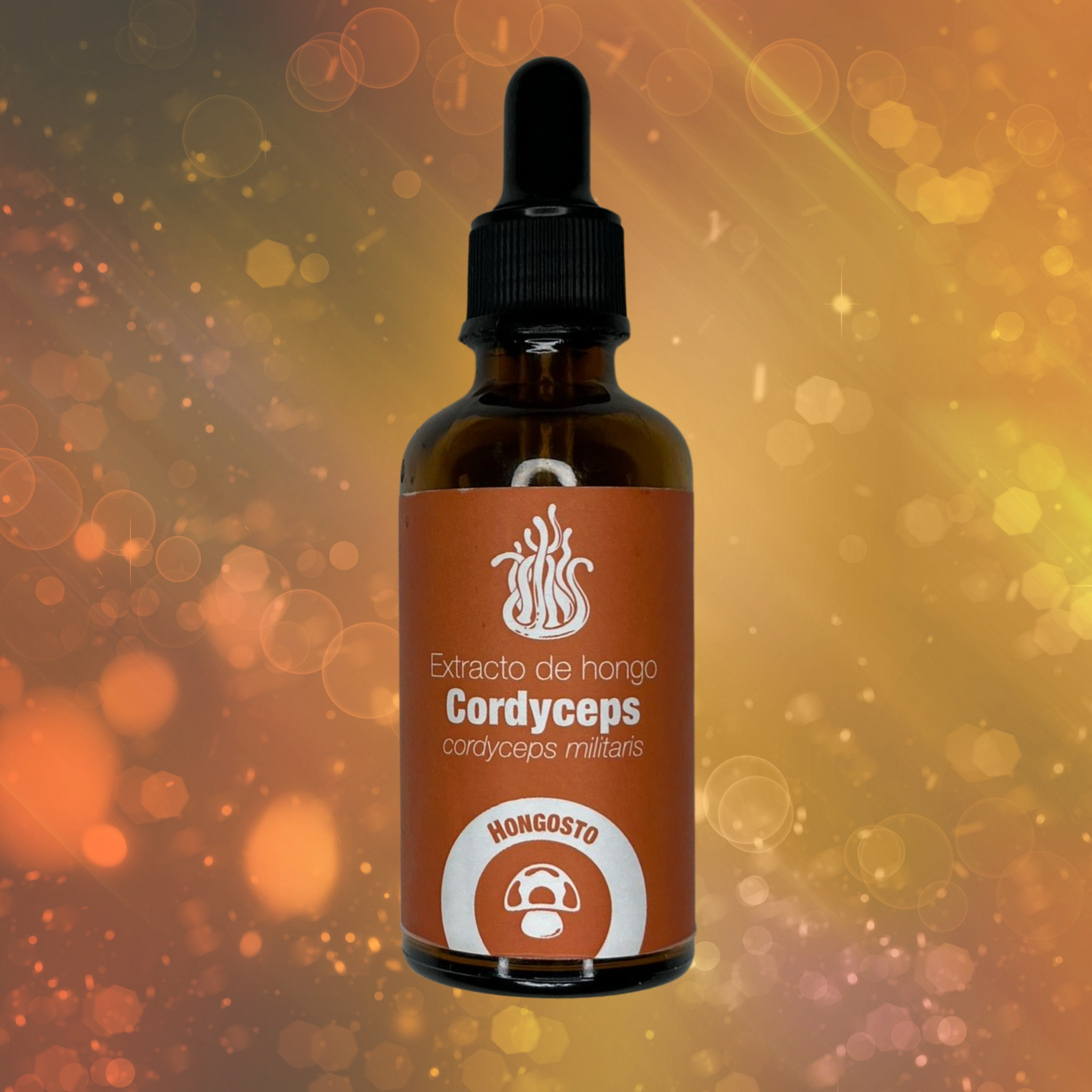 Tónico Energía, Circulación & Sistema Respiratorio - Extracto dual de cuerpo  fructifero de Cordyceps - 400 ml